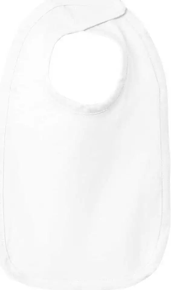 Rabbit Skins 1005 Infant Premium Jersey Bib White / one Size Fits Most