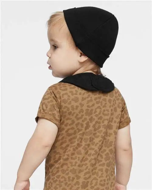 Rabbit Skins 1005r Infant Premium Jersey Bib - 1005 - Black - one Size Fits Most