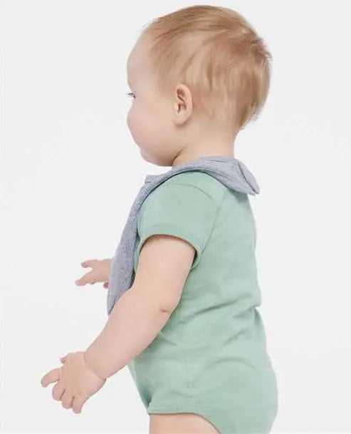 Rabbit Skins 1005r Infant Premium Jersey Bib - 1005 - Heather - one Size Fits Most