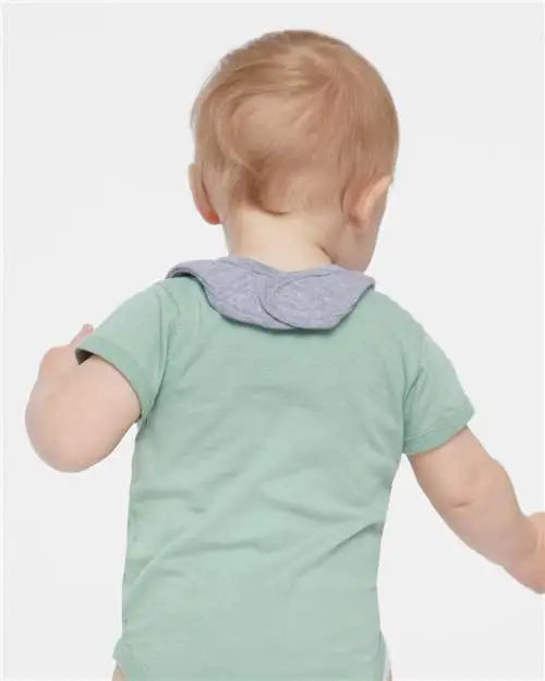 Rabbit Skins 1005r Infant Premium Jersey Bib - 1005 - Heather - one Size Fits Most