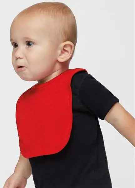 Rabbit Skins 1005r Infant Premium Jersey Bib - 1005 - Red - one Size Fits Most