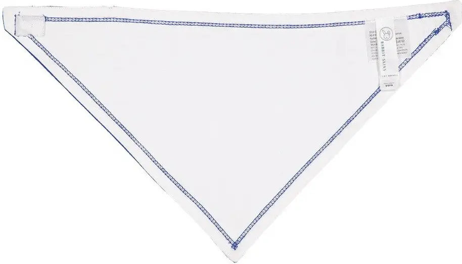 Rabbit Skins 1012l Premium Jersey Bandana Bib - 1012 - Royal White