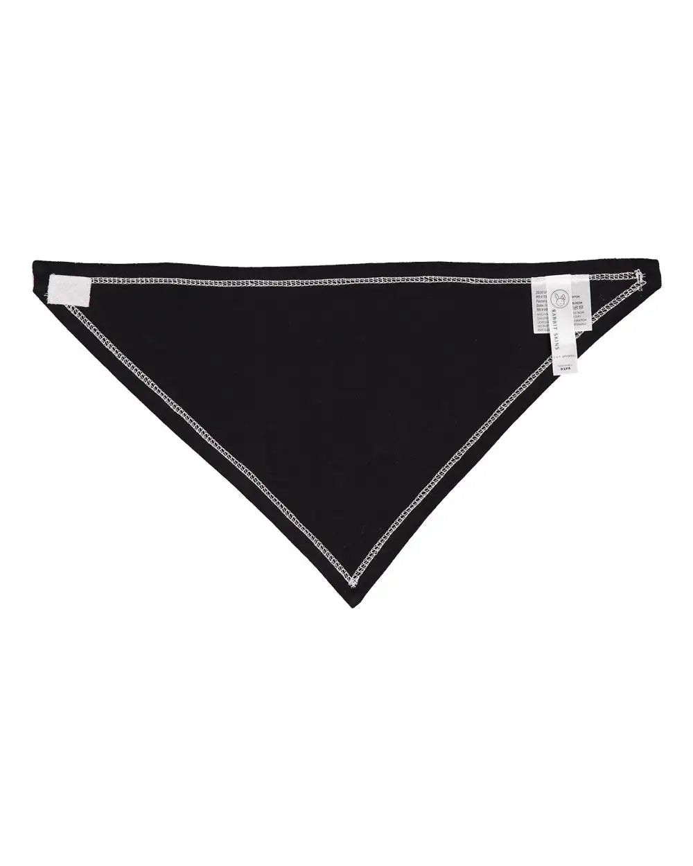 Rabbit Skins 1012l Premium Jersey Bandana Bib - 1012 - White Black - one Size Fits Most