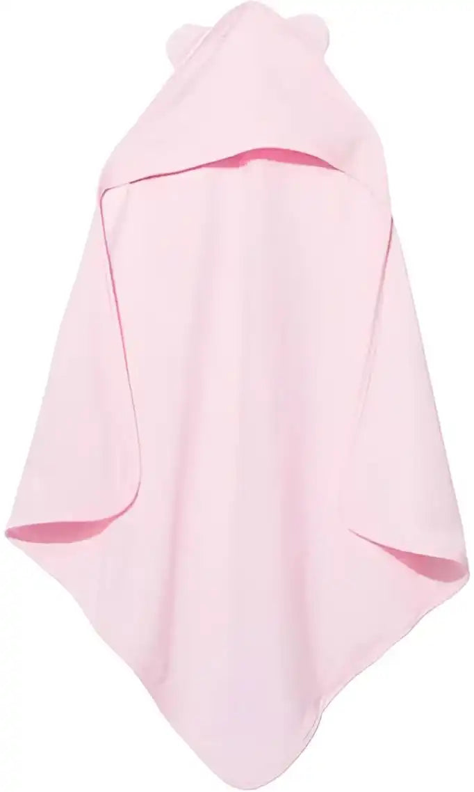 Rabbit Skins 1013 Terry Cloth Hooded Towel with Ears - Ballerina - Pink / one Size Fits Most