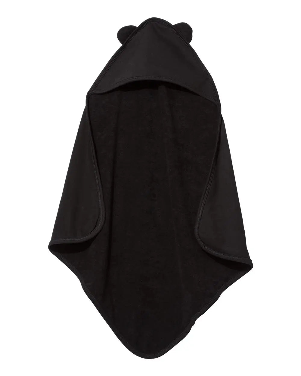 Rabbit Skins 1013l Terry Cloth Hooded Towel with Ears - 1013 - Black - one Size Fits Most