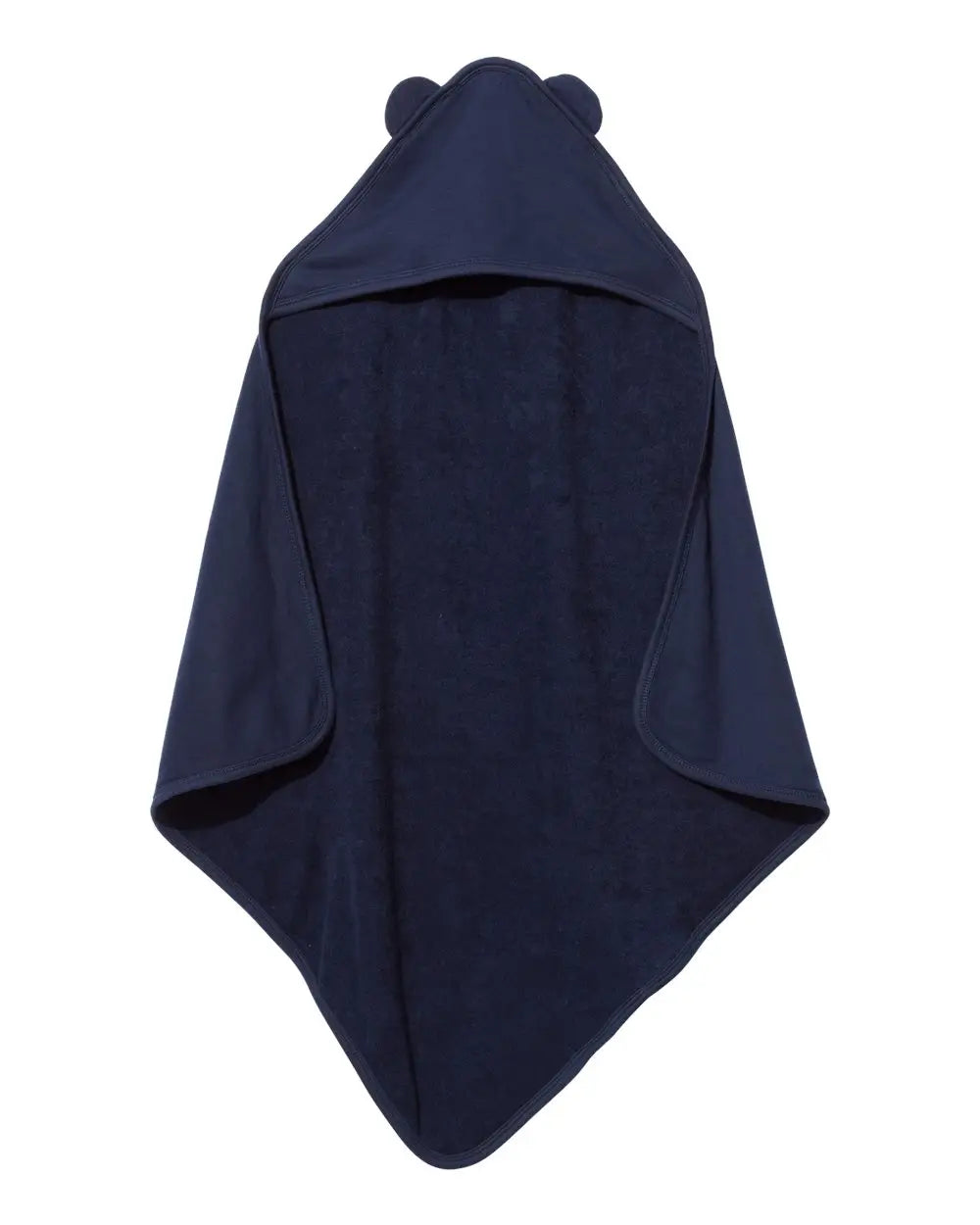 Rabbit Skins 1013l Terry Cloth Hooded Towel with Ears - 1013 - Navy - one Size Fits Most