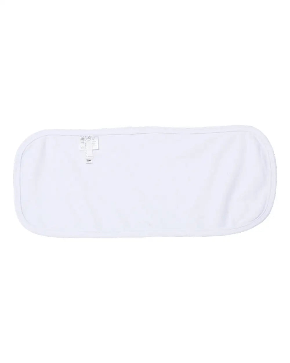 Rabbit Skins 1014 Terry Burp Cloth - White - one Size Fits Most