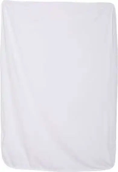 Rabbit Skins 1110 Premium Jersey Infant Blanket - White - one Size Fits Most