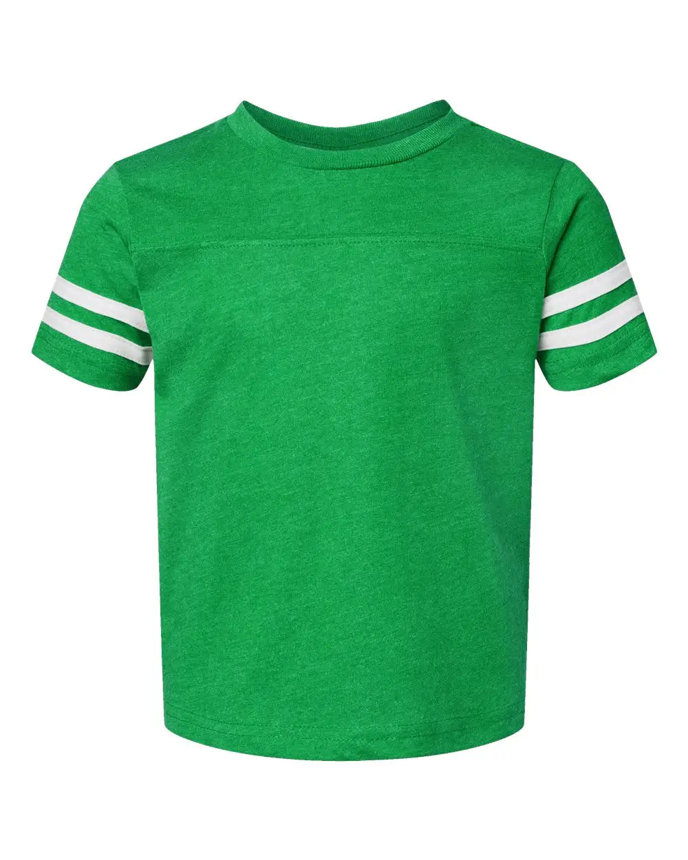 Rabbit Skins 3037 Toddler Football Fine Jersey Tee - Vintage Green White - Green/ / 2t