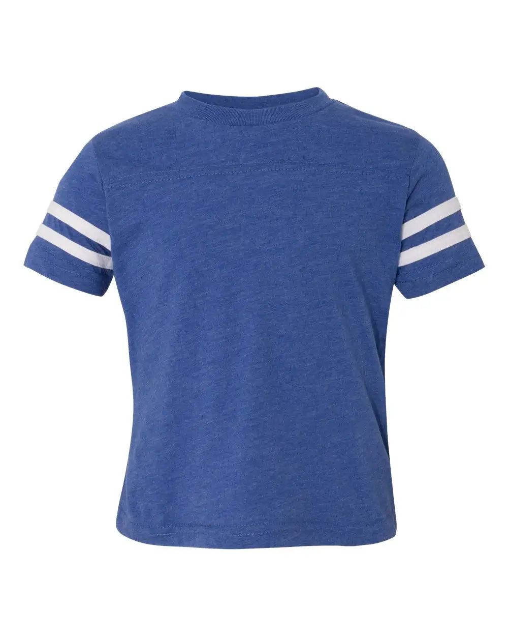 Rabbit Skins 3037 Toddler Football Fine Jersey Tee - Vintage Royal White - Royal/ / 2t