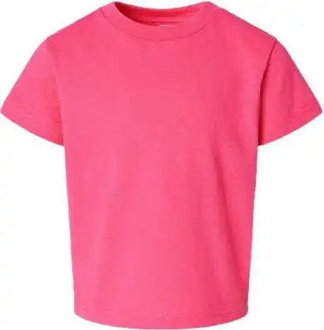 Rabbit Skins 3301j Juvy Short Sleeve t Shirt Hot Pink