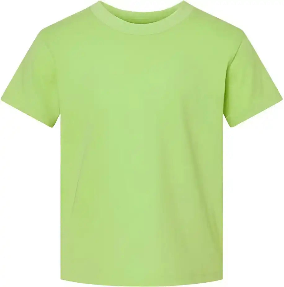 Rabbit Skins 3301j Juvy Short Sleeve t Shirt Key Lime