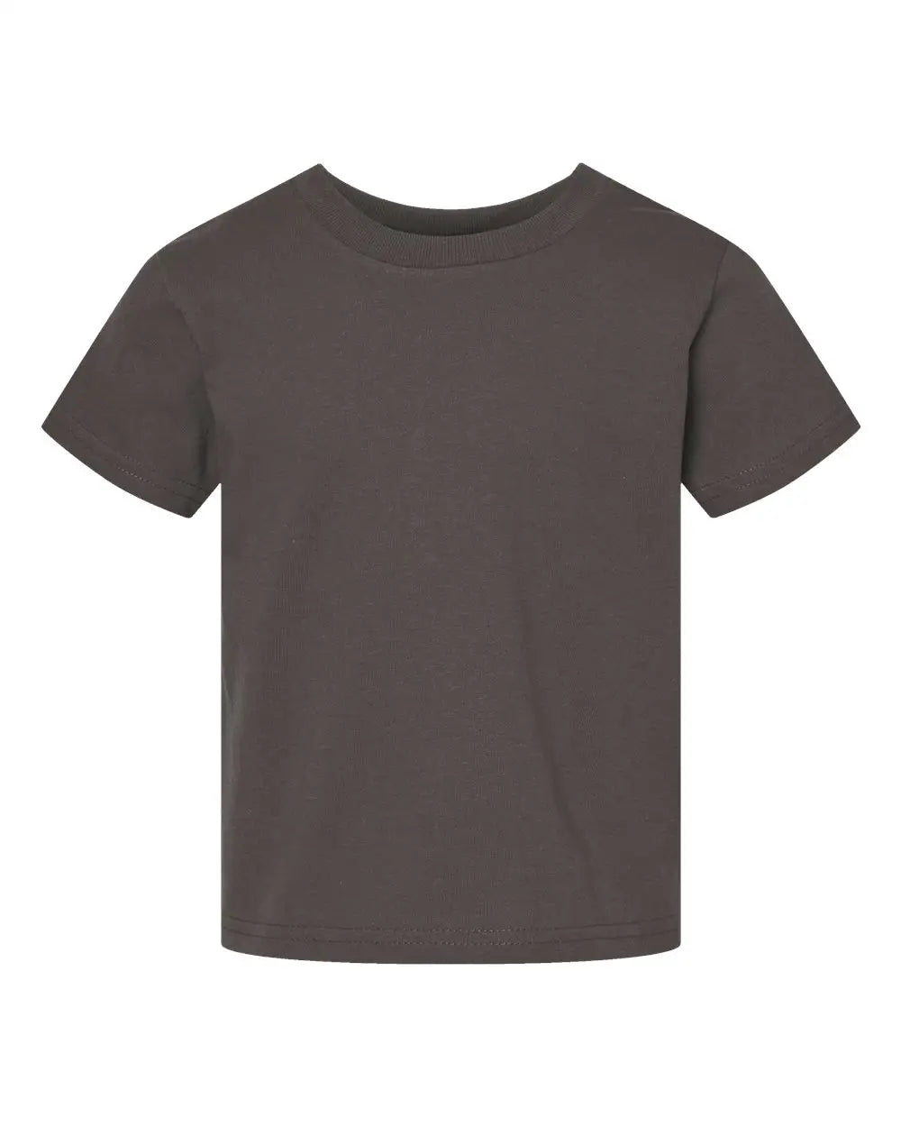 Rabbit Skins 3301j Juvy Youth Short Sleeve T-shirt - Charcoal - Dark Gray / 5/6t