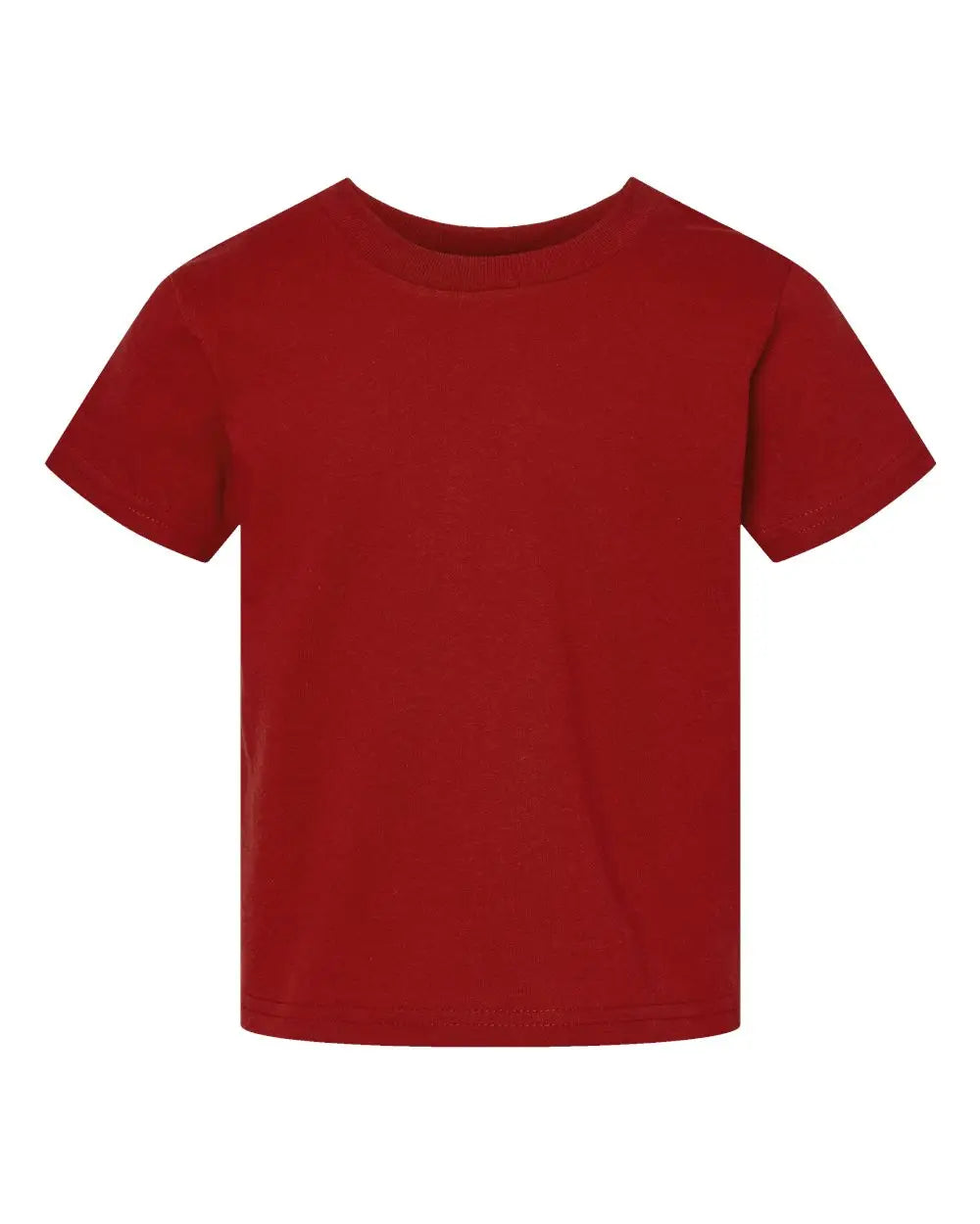 Rabbit Skins 3301j Juvy Youth Short Sleeve T-shirt - Garnet - Maroon / 5/6t
