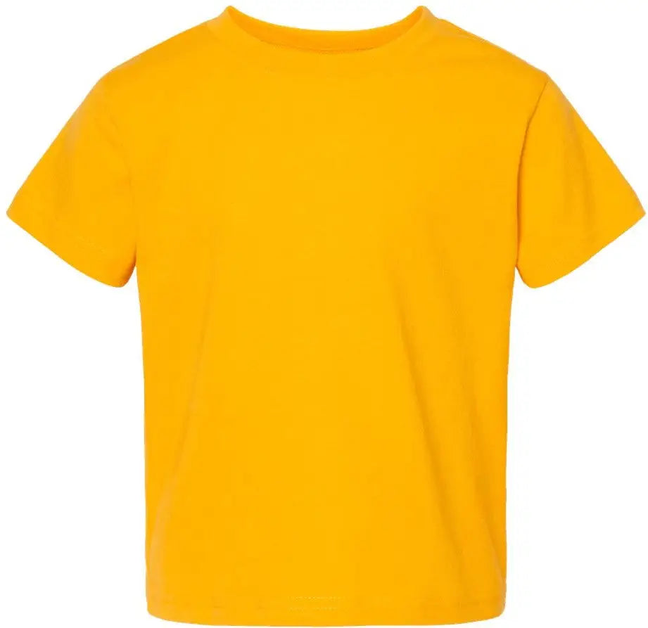 Rabbit Skins 3301j Juvy Youth Short Sleeve T-shirt - Gold - 5/6t