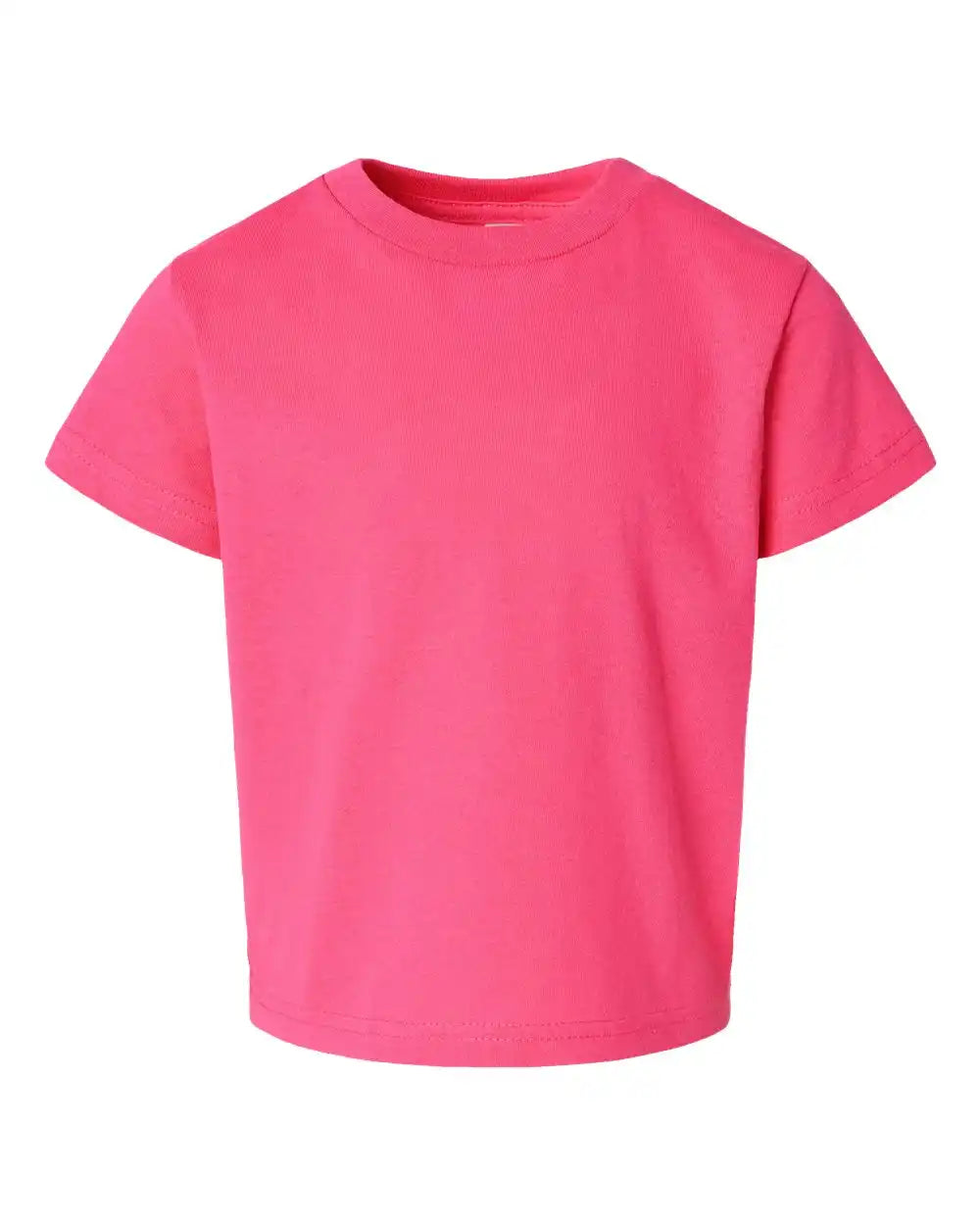 Rabbit Skins 3301j Juvy Youth Short Sleeve T-shirt - Hot Pink - 5/6