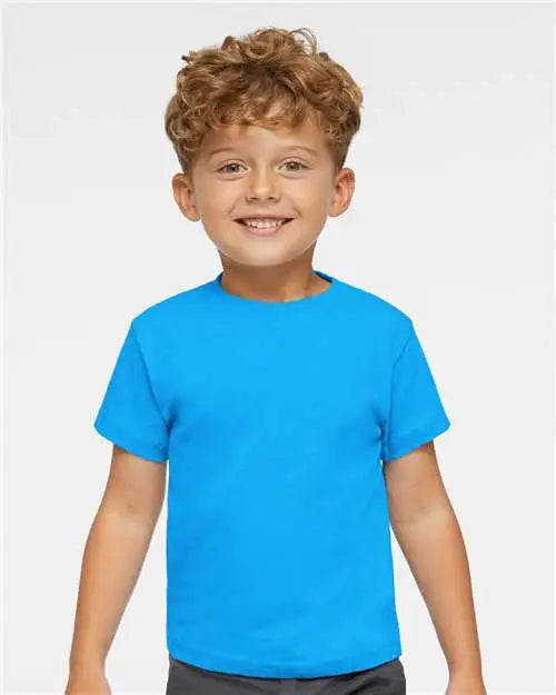 Rabbit Skins 3301j Juvy Youth Short Sleeve T-shirt - Turquoise