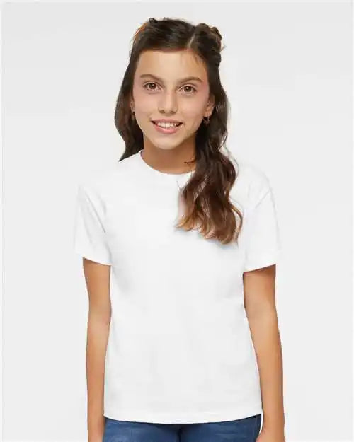 Rabbit Skins 3301j Juvy Youth Short Sleeve T-shirt - White