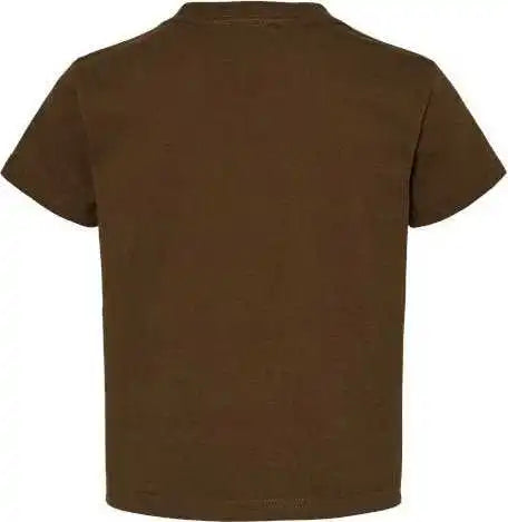 Rabbit Skins 3301t Toddler Cotton Jersey Tee - Brown