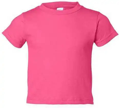 Rabbit Skins 3301t Toddler Cotton Jersey Tee Hot Pink