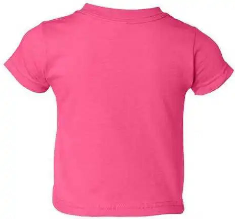 Rabbit Skins 3301t Toddler Cotton Jersey Tee Hot Pink