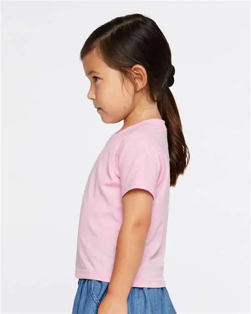 Rabbit Skins 3301t Toddler Cotton Jersey Tee - Pink