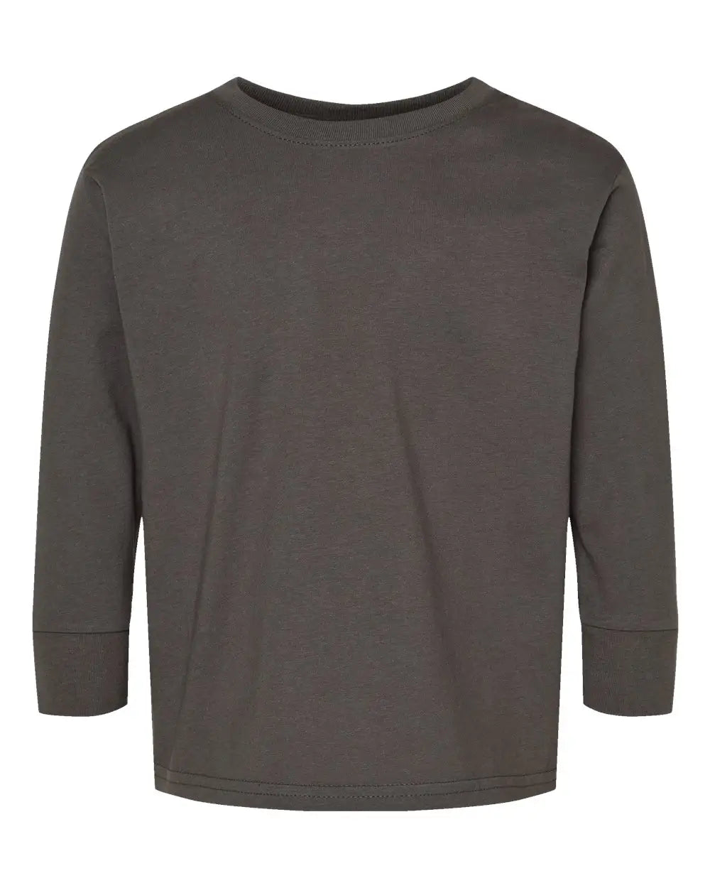 Rabbit Skins 3302 Toddler Fine Jersey Long Sleeve Tee - Charcoal - 5/6t