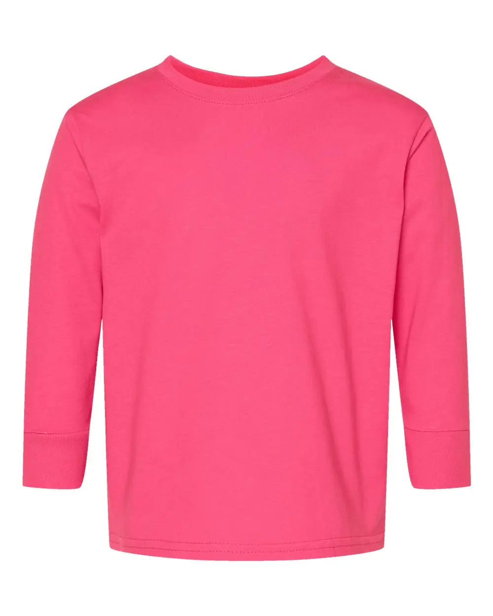 Rabbit Skins 3302 Toddler Fine Jersey Long Sleeve Tee - Hot Pink