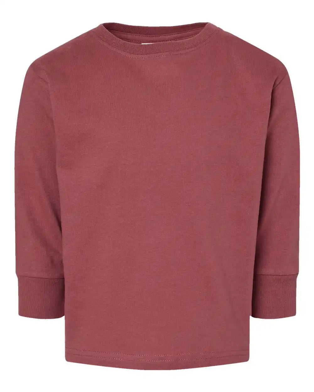 Rabbit Skins 3302 Toddler Fine Jersey Long Sleeve Tee - Rouge - 5/6