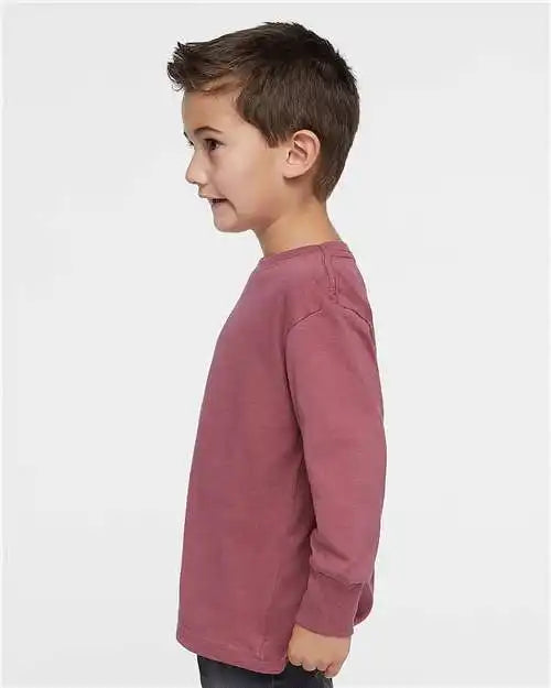 Rabbit Skins 3302 Toddler Fine Jersey Long Sleeve Tee - Rouge