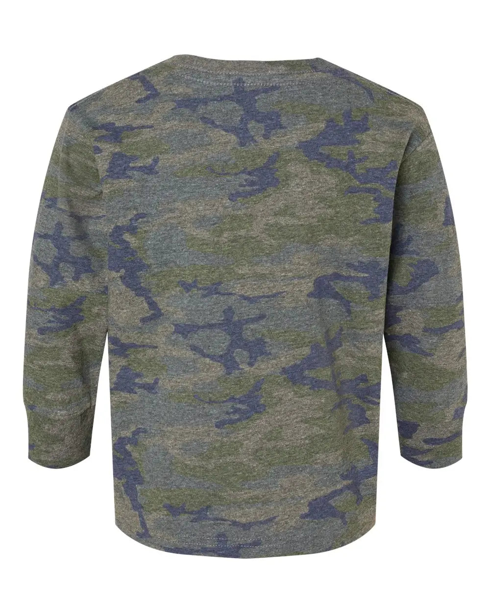 Rabbit Skins 3302 Toddler Fine Jersey Long Sleeve Tee - Vintage Camo - Dark Gray / 5/6t