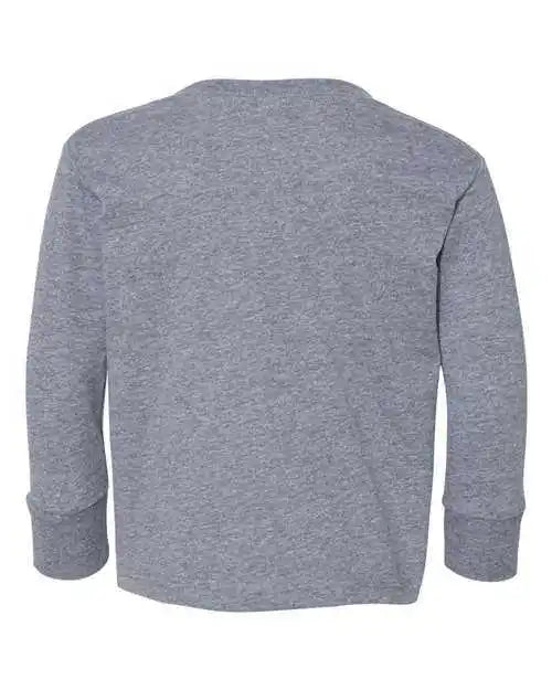 Rabbit Skins 3302 Toddler Long Sleeve Fine Jersey Tee - Granite Heather