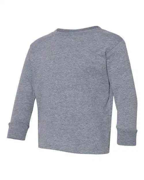 Rabbit Skins 3302 Toddler Long Sleeve Fine Jersey Tee - Granite Heather