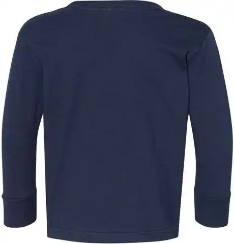 Rabbit Skins 3302 Toddler Long Sleeve Fine Jersey Tee Navy