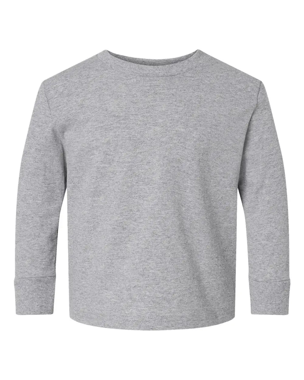 Rabbit Skins 3311 Toddler Cotton Jersey Long Sleeve Tee - Heather - Gray / 2t