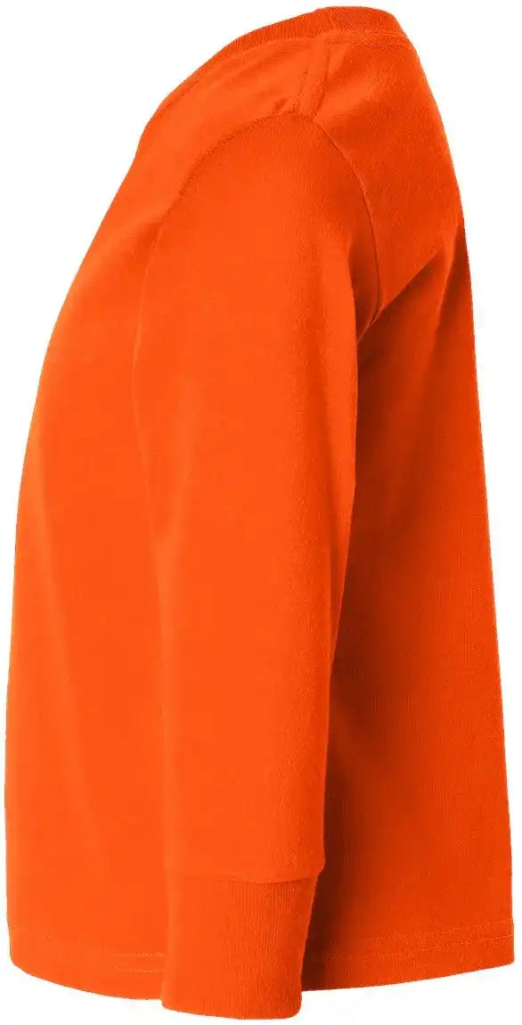 Rabbit Skins 3311 Toddler Cotton Jersey Long Sleeve Tee - Orange