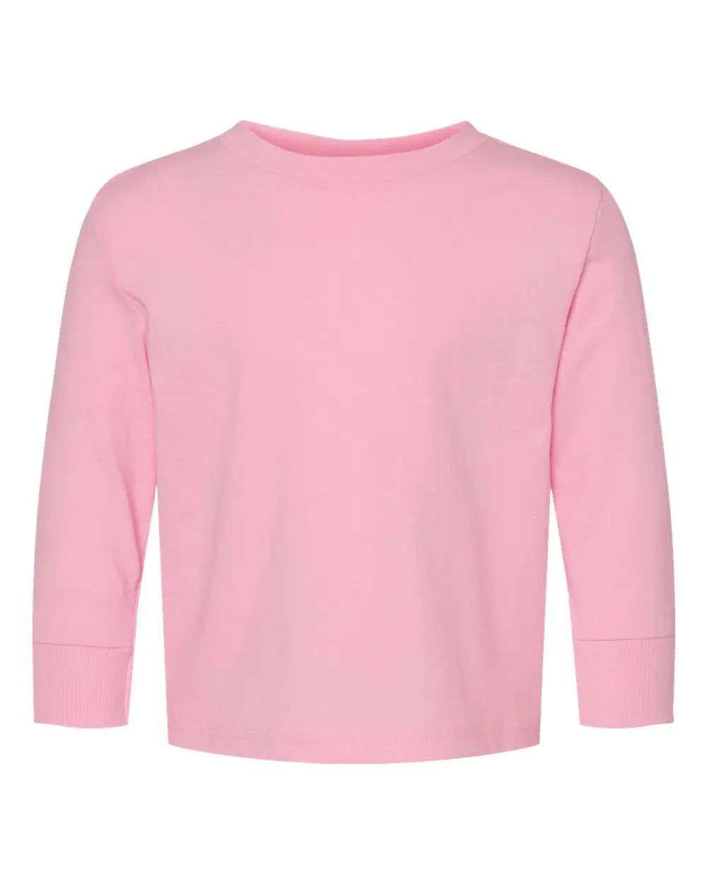Rabbit Skins 3311 Toddler Cotton Jersey Long Sleeve Tee - Pink - 2t