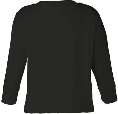 Rabbit Skins 3311 Toddler Long Sleeve Cotton Jersey Tee Black