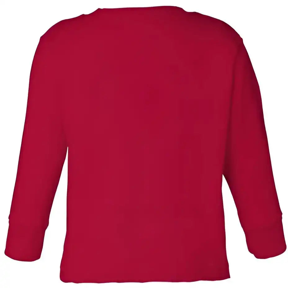 Rabbit Skins 3311 Toddler Long Sleeve Cotton Jersey Tee - Red