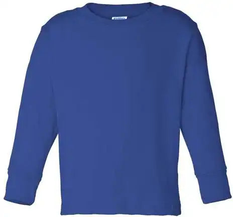 Rabbit Skins 3311 Toddler Long Sleeve Cotton Jersey Tee Royal