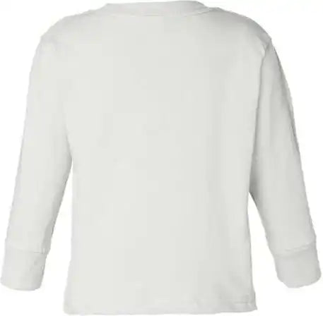 Rabbit Skins 3311 Toddler Long Sleeve Cotton Jersey Tee - White