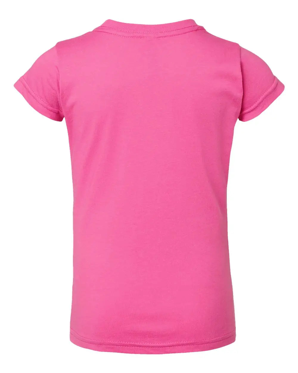 Rabbit Skins 3316 Toddler Girls Fine Jersey Tee - Raspberry