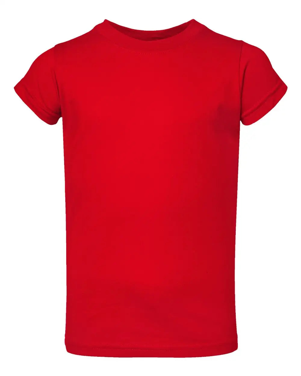 Rabbit Skins 3316 Toddler Girls Fine Jersey Tee - Red