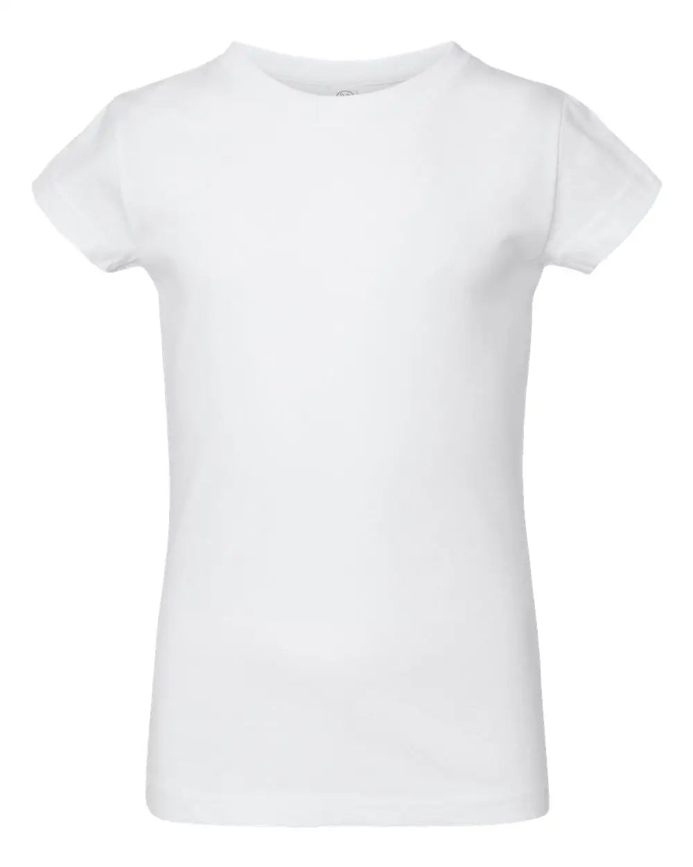 Rabbit Skins 3316 Toddler Girls Fine Jersey Tee - White