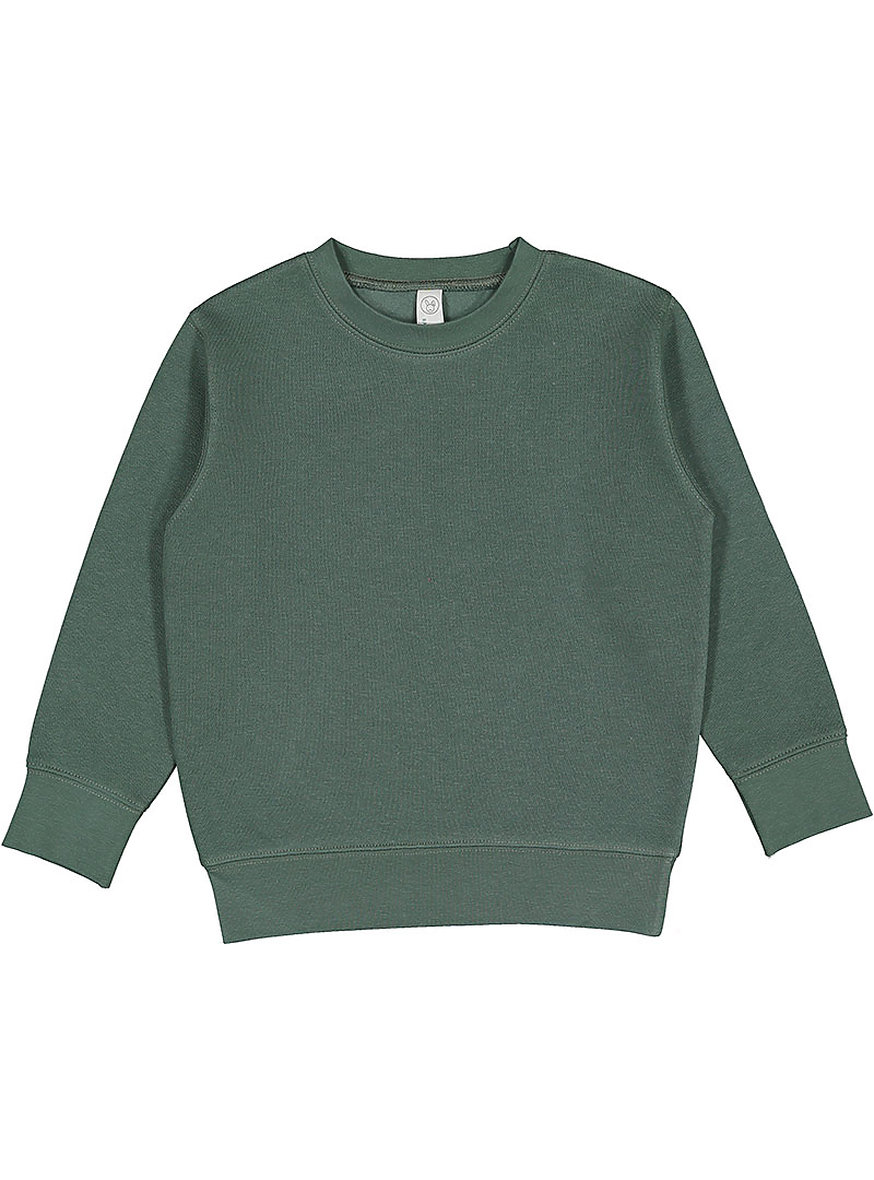 Rabbit Skins 3317 Toddler Fleece Crewneck Sweatshirt - Basil