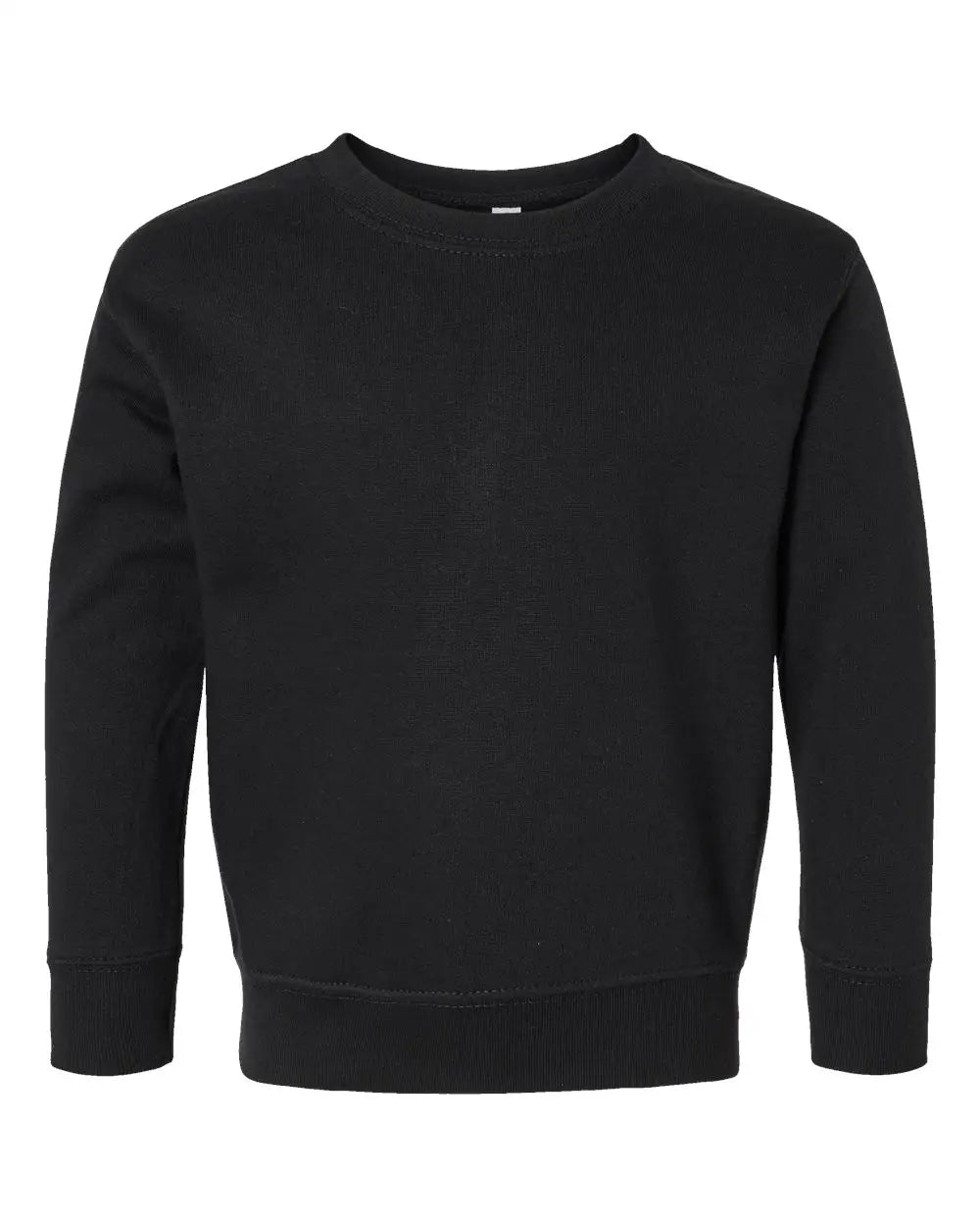 Rabbit Skins 3317 Toddler Fleece Crewneck Sweatshirt - Black - 2t
