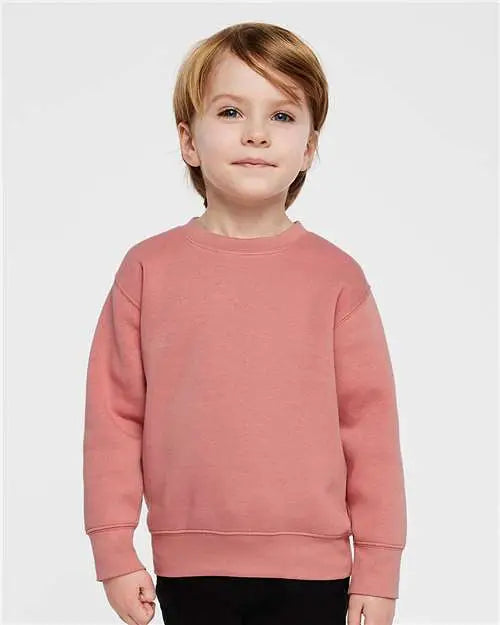 Rabbit Skins 3317 Toddler Fleece Crewneck Sweatshirt - Mauvelous