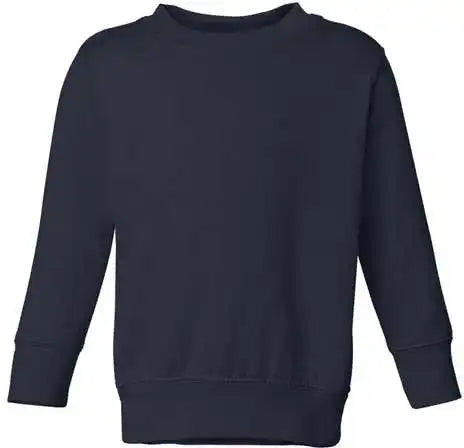Rabbit Skins 3317 Toddler Fleece Crewneck Sweatshirt Navy