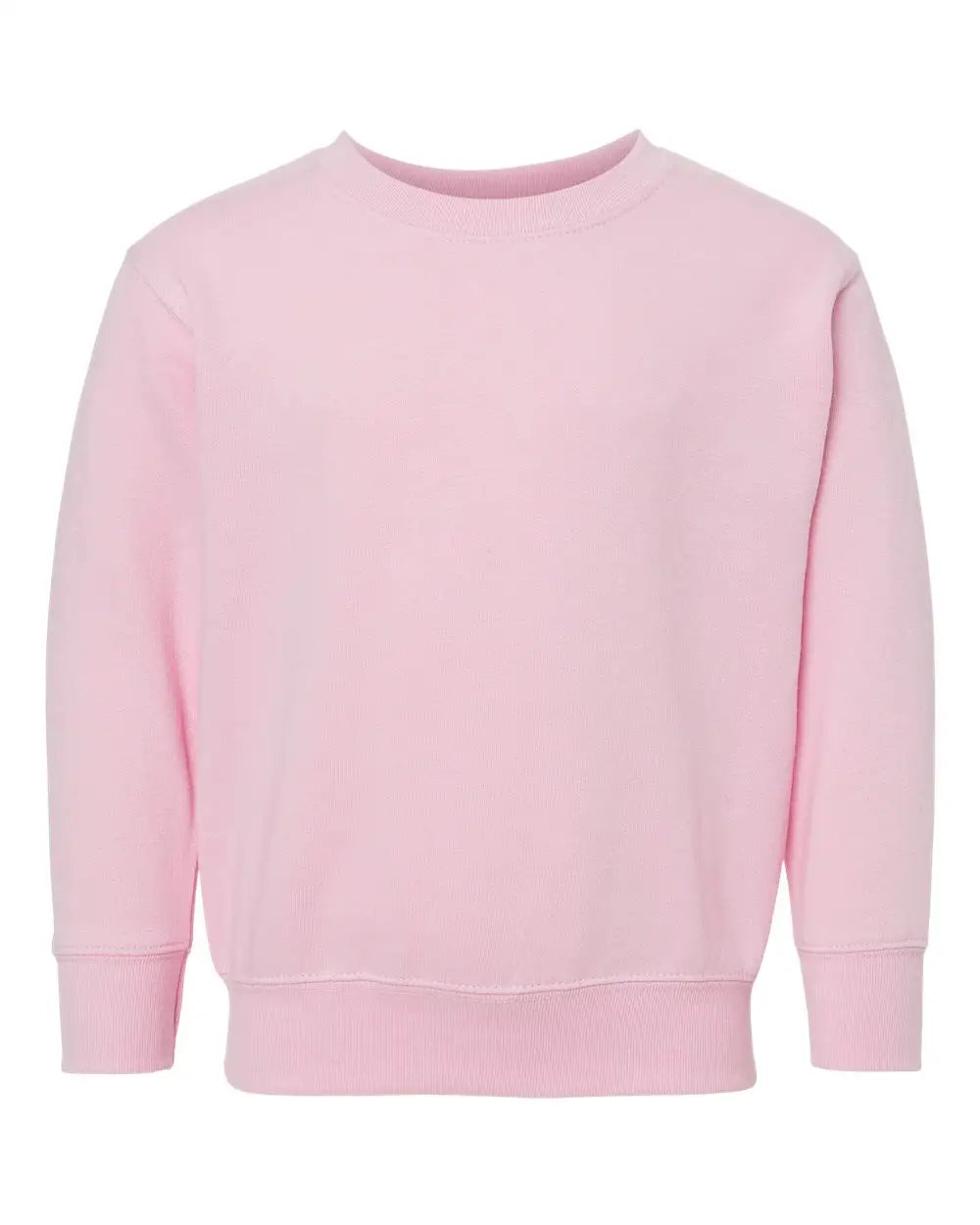 Rabbit Skins 3317 Toddler Fleece Crewneck Sweatshirt - Pink - 2t