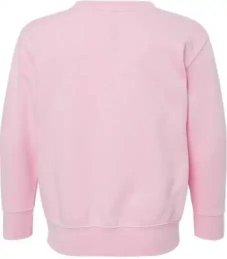 Rabbit Skins 3317 Toddler Fleece Crewneck Sweatshirt Pink